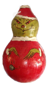 The Grinch Gourd Christmas Ornament